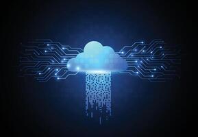 Cloud networking computing concept design. Digital data transform download and upload. Cloud technology network vector