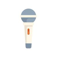 Wireless microphone for singing or public speaking vector