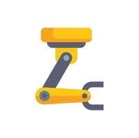 Robotic arm holding object with mechanical grip vector