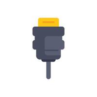 Hdmi cable connector connecting electronics devices for audio and video signal vector