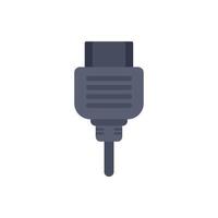 Universal serial bus plug getting plugged into port vector