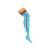 Compression stocking for varicose veins treatment presenting modern design vector
