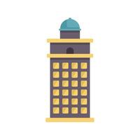 Skyscraper building with observatory deck on top vector