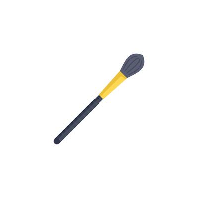 Professional makeup brush for applying foundation or blusher
