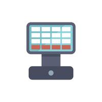 Modern pos terminal illustrating the concept of digital payment vector
