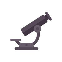 Microscope instrument is observing micro world objects vector