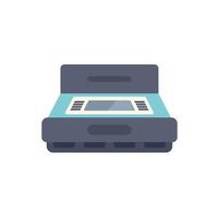Atm cash machine with blank screen for finance operations vector