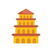 Ancient rome building with arches and columns illustration vector