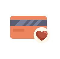 Credit card showing concept of customer loyalty program vector