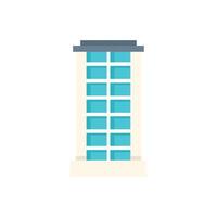 Modern office building reaching for the sky vector