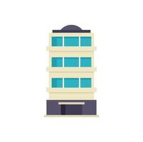 Modern city building showing urban architecture vector