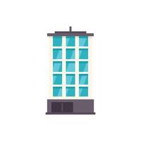 Modern office building representing business and finance vector