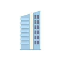 Modern office building reaching for the sky vector