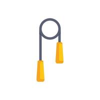 Jump rope icon representing fitness and exercise concept vector