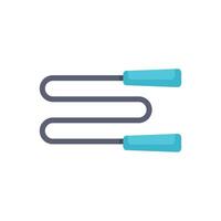 Jump rope icon representing fitness and exercise vector