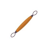 Wooden handle loop tool for clay sculpting modelling hobby vector