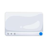 Illustration of message bar vector