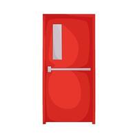 Illustration of fire exit vector