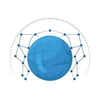 Illustration of network vector