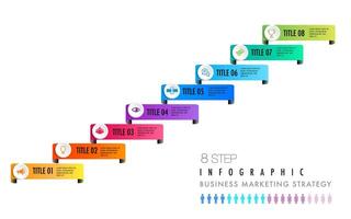 frame work Infographic template for business vector