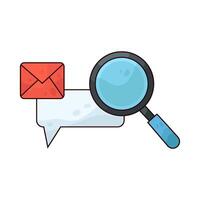 Illustration of search message vector