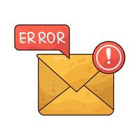 Illustration of error message vector