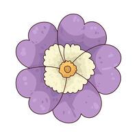 Illustration of Violoet flower vector
