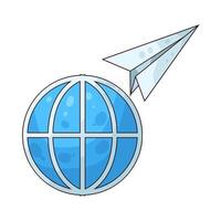 Illustration of internet vector