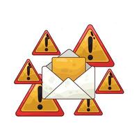 Illustration of email error vector