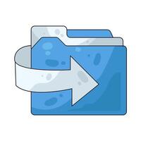 Illustration of folder vector