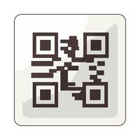Illustration of qr code vector