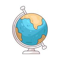 Illustration of globe vector
