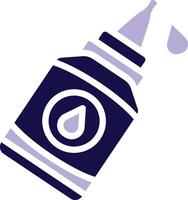 Glue Two Color Glyph Icon vector