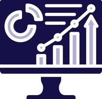 Dashboard Two Color Glyph Icon vector