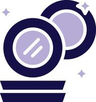 Clean Dishes Two Color Glyph Icon vector