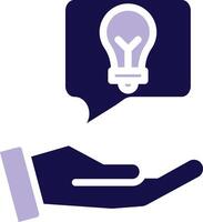 Advice Two Color Glyph Icon vector