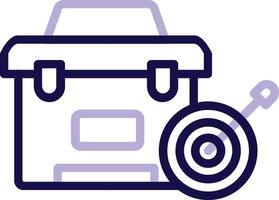 Mission Two Color Line Icon vector