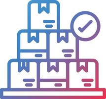 Ready Stock Gradient Line Icon vector
