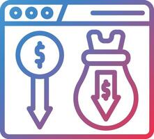 Lowest Price Guaranteed Gradient Line Icon vector