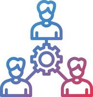 Onboarding Two Color Line Icon vector