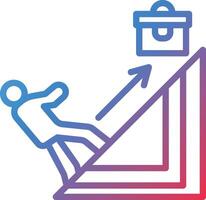 Struggle Two Color Line Icon vector