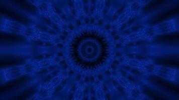 Blue background with glowing circles and particles video