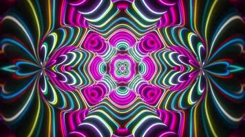 vibrante 3d fractal padrões dentro hipnotizante 4k resolução. video