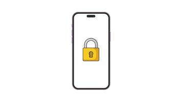 Cyber security data animation video