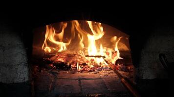 Fireside Warmth Embracing the Glow of a Cozy Flame During Chill Evenings video