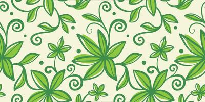 Hand drawn simple abstract flowers print. Trendy collage pattern. Fashionable template for fabric design. vector