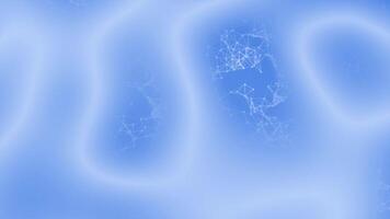 Royal blue color lines and dots poly design modern plexus slowly moving with wiggly lines , loop able futuristic complex pattern background video