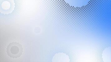 Simple and classy Royal blue circular dots design rotating abstract design geometrical futuristic loop able background video