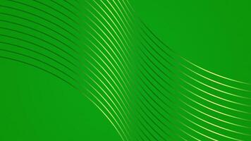 Premium background design with green line pattern in luxury, Abstract horizontal loopable background video
