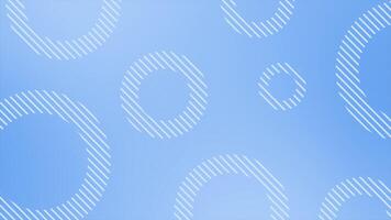 Royal blue color complex and elegant multiple circle design with diagonal lines loop able geometrical background video